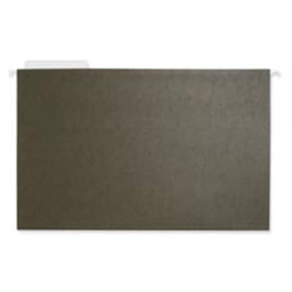 Business Source Hanging File Folder- Legal- 11 Pt.- .33 Cut- Green BSN43569 - main